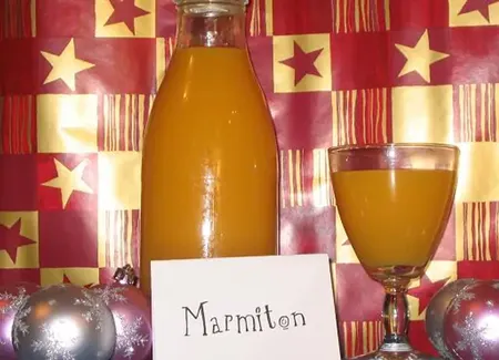 Jus d'orange chaud de noël