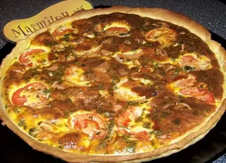 Quiche méditéranéenne