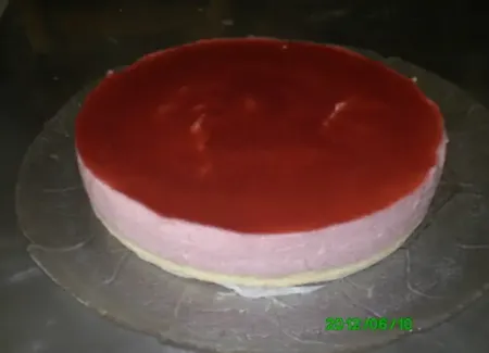 Bavarois aux fraises