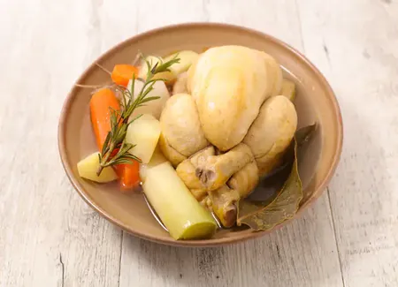 Poule au pot à l'estragon