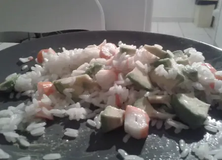 Salade de riz façon sushi
