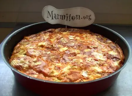 Clafoutis salé normand