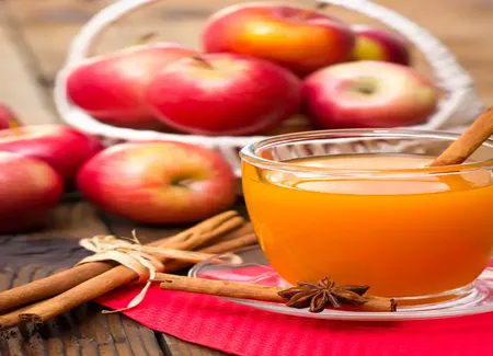 Jus de pomme chaud aux épices
