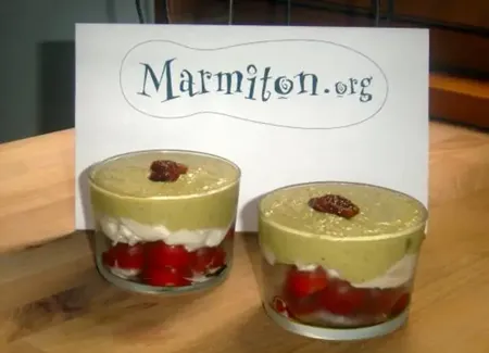 Verrine tricolore