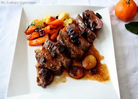 Magret de canard aux clémentines