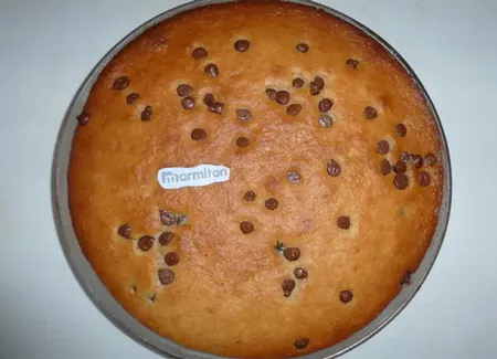 Cake amandes et pépites de chocolat
