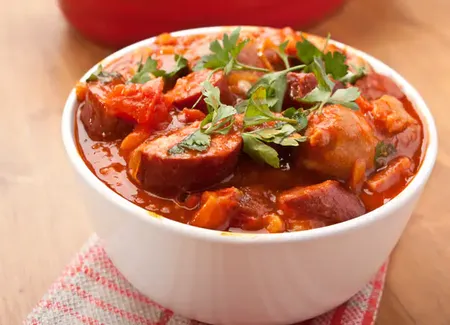 Sauce tomate maison avec saucisse italienne