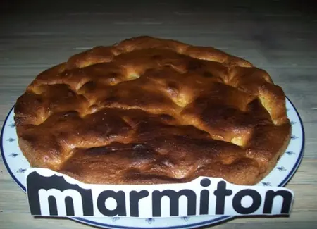 Gâteau aux pêches de valérie
