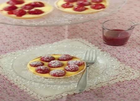 Barquettes aux framboises