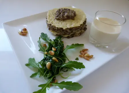 Mille-feuille de lentilles
