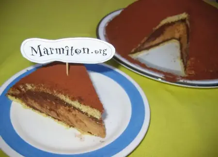 Dôme au chocolat et au turron pour les jours de fête