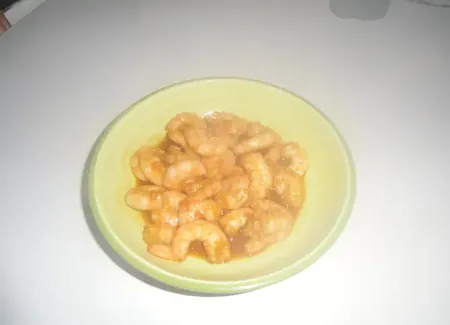 Crevettes au caramel