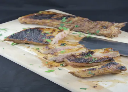 Travers de porc à la texane / loin ribs