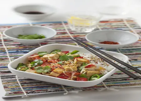 Légumes sautés au tofu