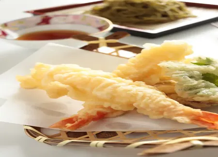 Crevettes à la tempura