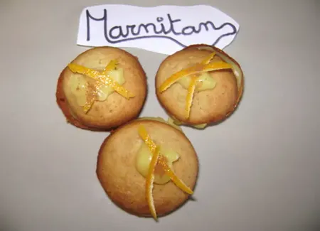 Whoopies à la pâte d'amandes, et à la creme à l'orange