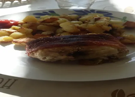 Lapin pané au four