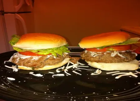 Burger assaisonné comme un tartare