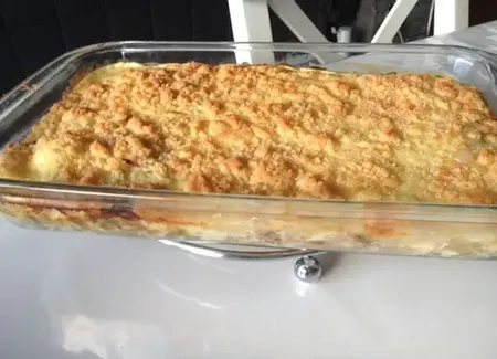 Crumble d'endives aux petits lardons