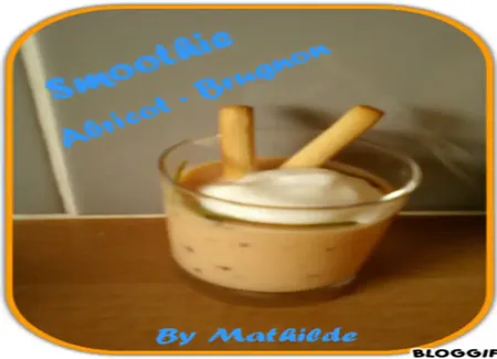 Smoothie abricot-brugnon