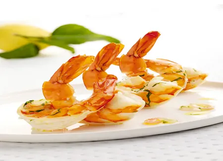 Gambas à la provençale pour actifry