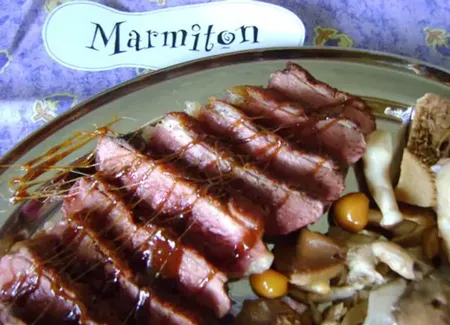 Magrets de canard au caramel