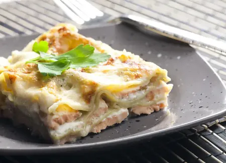 Lasagnes au saumon