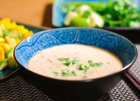 Soupe tom kha kai (thailande)