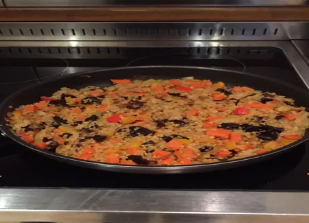 Boulgour pilaf aux pruneaux