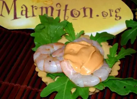 Barquettes aux crevettes