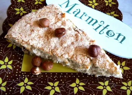 Galette aux noix et blancs d'oeuf