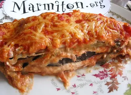 Aubergines à la brandade de morue