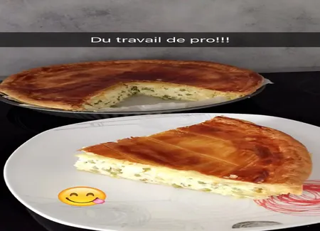 Tourte aux petits pois