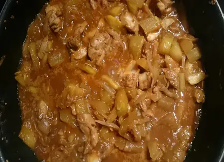 Lieu noir mariné aux courgettes