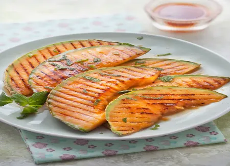 Melon grillé