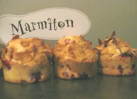 Muffins croquants chocolat-framboise