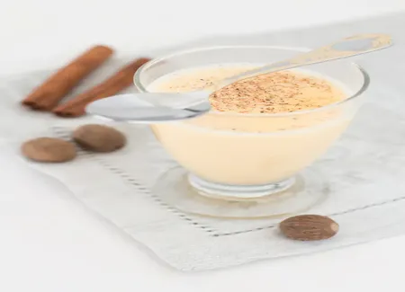 Soupe de lait pommes - cannelle