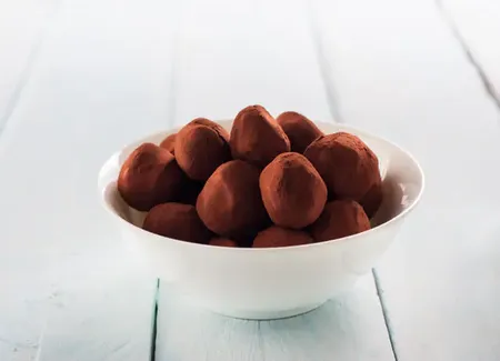 Truffes chocolat marrons