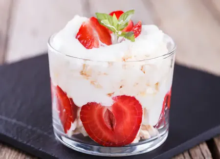 Chantilly à la fraise