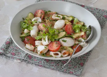 Fricassée de calamars à l'italienne