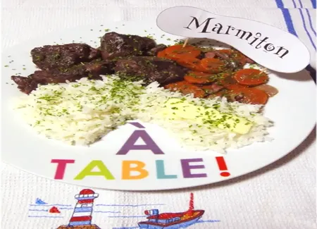 Joues de porc mijotées au vin rouge