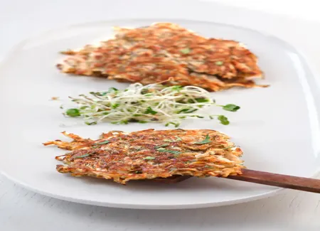 Galettes de pommes de terre aux navets