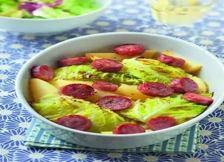 Embeurrée de chou vert