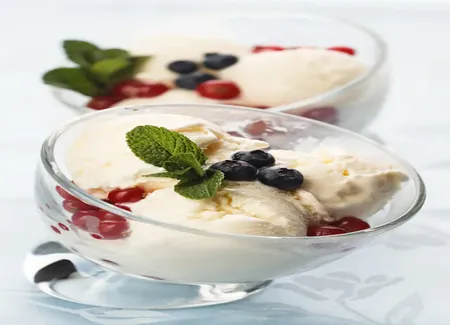 Glace au fromage blanc (3ème rencontre marmiton)