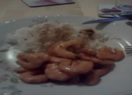 Marinade de crevettes rose au paprika