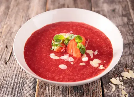 Soupe sucrée aux fruits