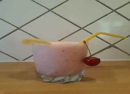 Milk-shake fruité sans sucre