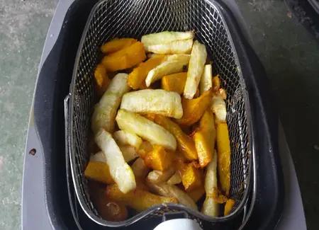 Frites de courgette et potiron
