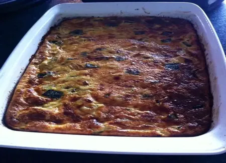 Flan de courgette rapide à la ricotta