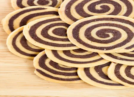Biscuits escargots vanille chocolat